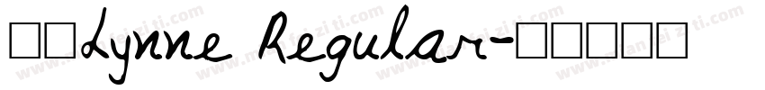 拾柒Lynne Regular字体转换
